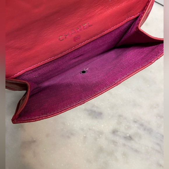 Chanel Pink Caviar Wallet - Picture 5 of 8